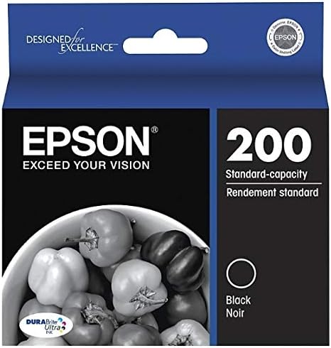 Epson FBA_T200120 200 DURABrite Ultra Black Ink Cartridge 2-Pack