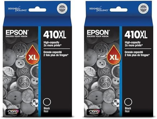 Epson T410XL020-S Premium Black High Capacity Ink Cartridge (2-Pack)