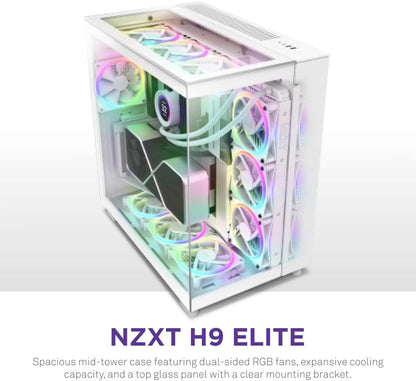 NZXT CM-H91EW-01 H9 Elite White Dual-Chamber ATX Case