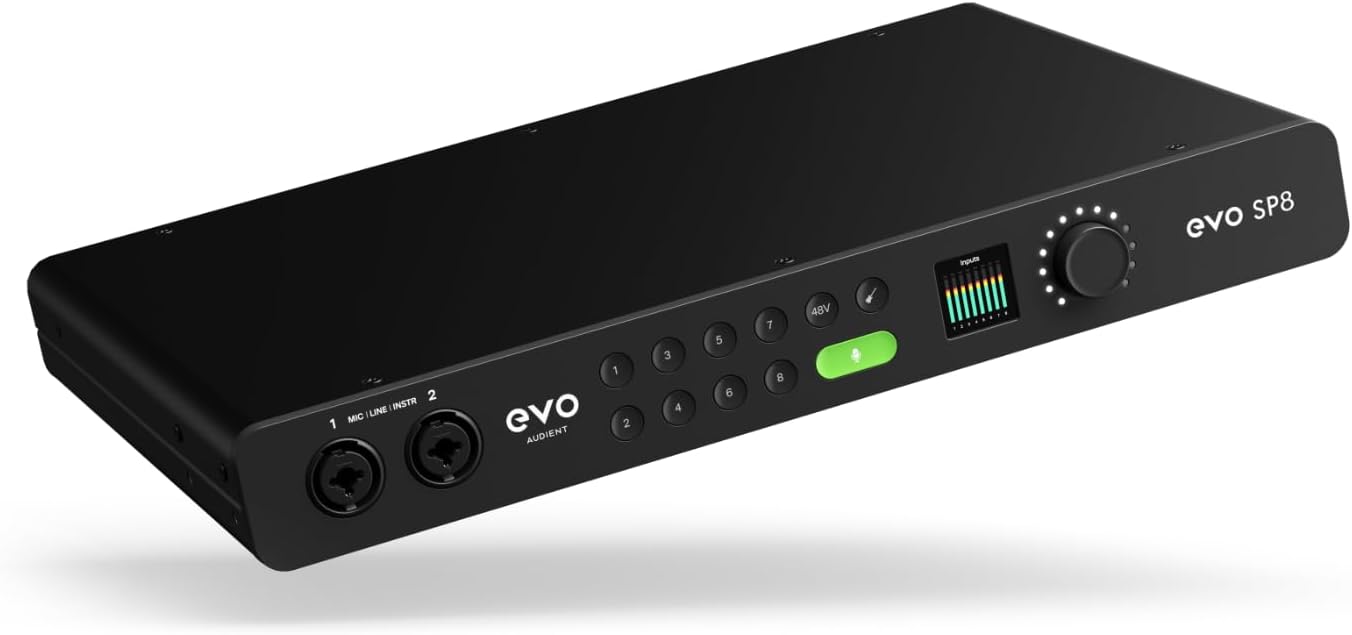 Audient EVO SP8 8-Channel Mic Preamp Expansion