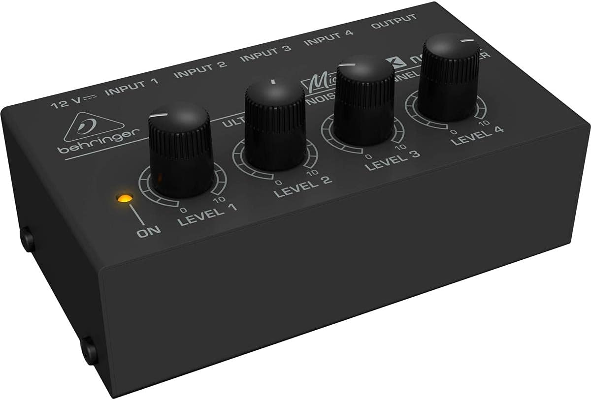 Behringer Micromix MX400 Ultra Low-Noise 4-Channel Line Mixer