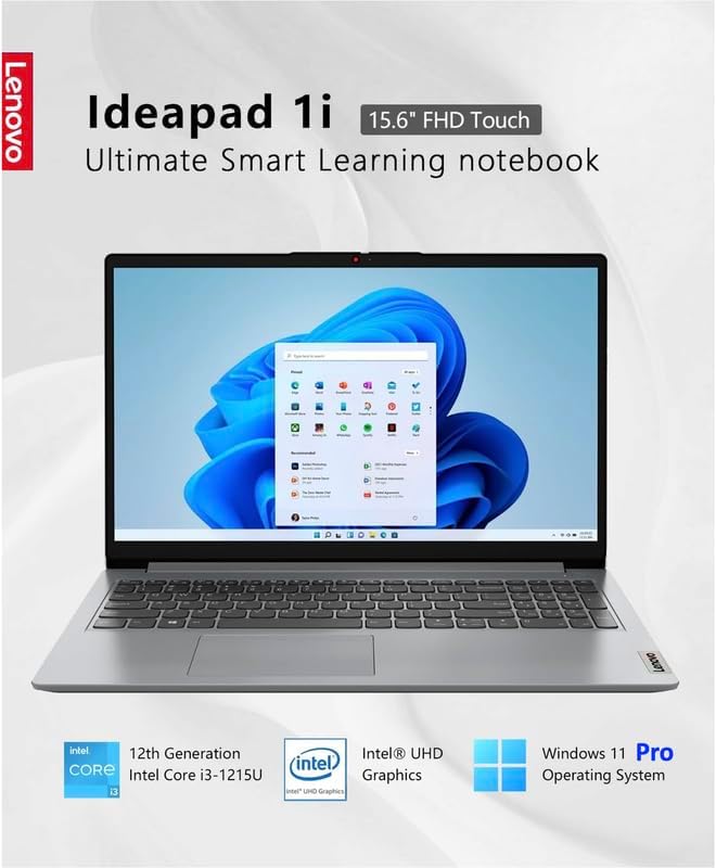 Lenovo 2024 Flagship Lenovo IdeaPad 15.6" Touchscreen Laptop i3, 16GB, 1TB