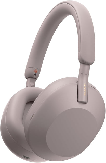 Sony WH-1000XM5/P Wireless Noise Canceling Headphones - Smoky Pink