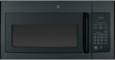 GE JVM3160DFBB 30" Over-the-Range Microwave: 1.6 cu ft, Black