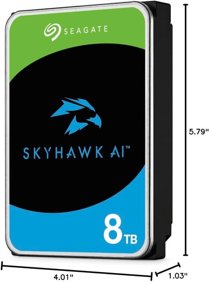 Seagate ST8000VEZ01 Skyhawk AI 8TB Surveillance HDD