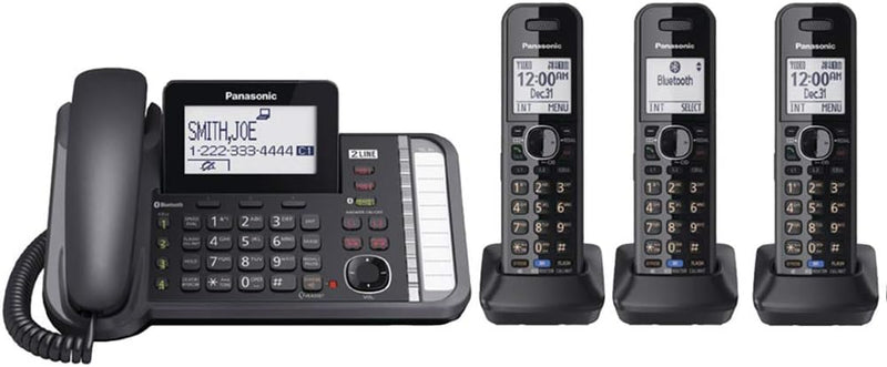 Panasonic KX-TG9582B 2-Line Corded/Cordless Phone System — main product image