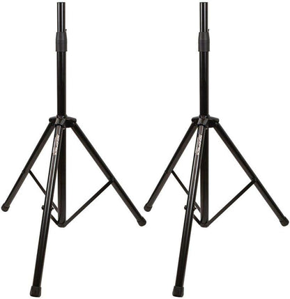 Monoprice Air Cushioned PA Speaker Stands - Heavy Duty Steel Pair