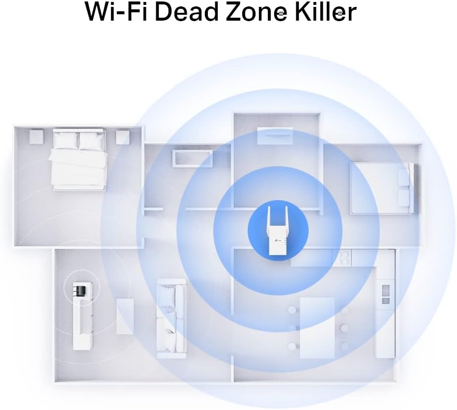 TP-Link AX3000 RE705X WiFi 6 Range Extender (Renewed)