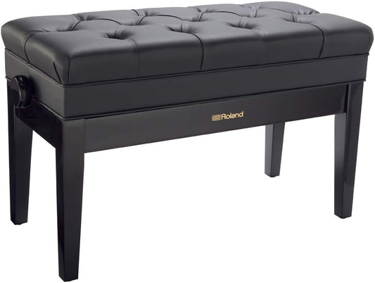 Roland RPB-D500PE-US Piano Bench with Storage - Polished Ebony