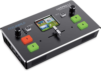FEELWORLD LIVEPRO L1-OF-US HDMI Video Mixer USB 3.0 Streaming