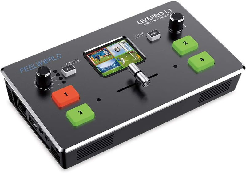FEELWORLD LIVEPRO L1-OF-US HDMI Video Mixer USB 3.0 Streaming — main product image