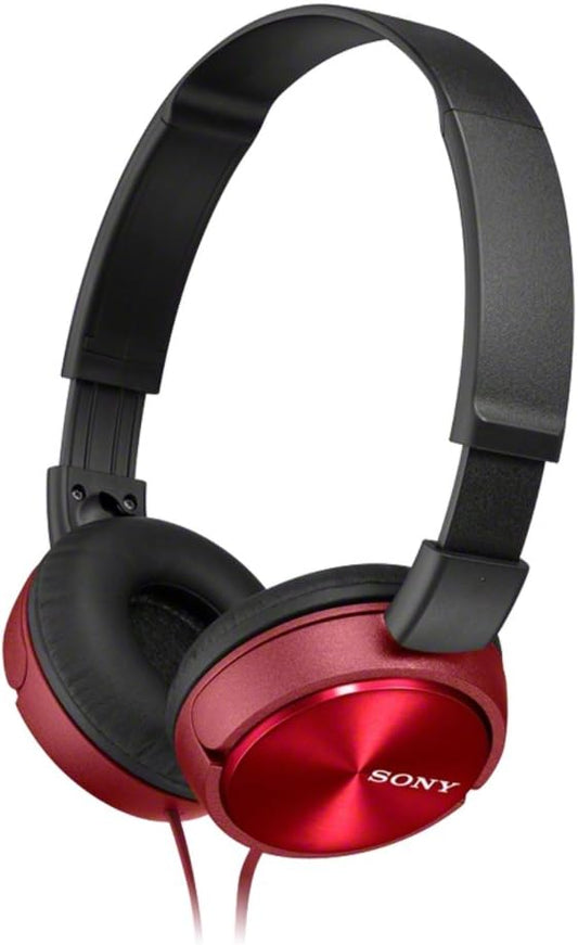Sony MDRZX310R Foldable On-Ear Headphones - Red