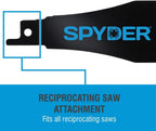 Spyder Spyder 400002 Wire Brush Reciprocating Saw Attachment