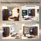 Kroteaup Core i5 Gaming PC Desktop with Radeon R7 350 Graphics