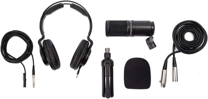 Zoom PodTrak P4 Podcast Recorder Bundle w/ 2x ZDM-1 Mics