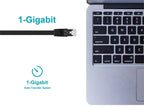 Monoprice 109546 2ft Cat5e Black Flat Ethernet Cable