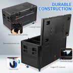 SUPVOX Rolling Road Case with 360° Wheels and Waterproof Trunk