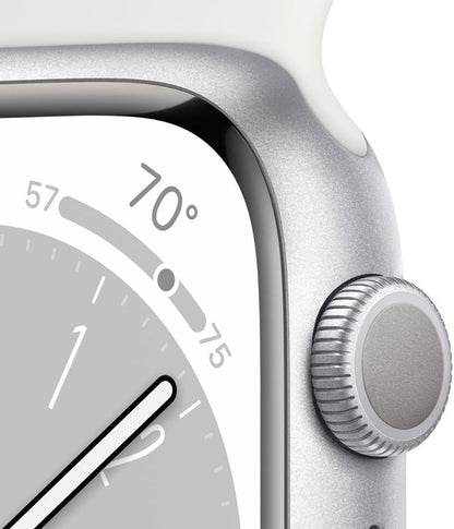 Apple Watch Series 8 GPS 41mm Silver (Renewed)