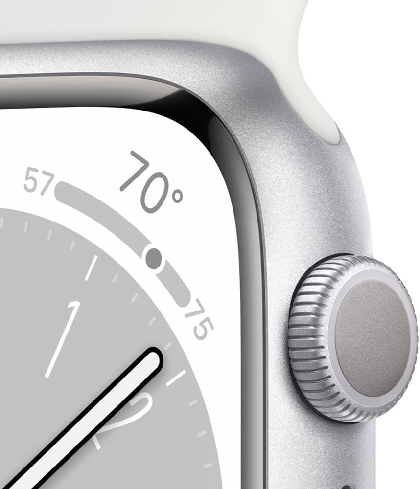 Apple Watch Series 8 GPS 41mm Silver (Renewed)