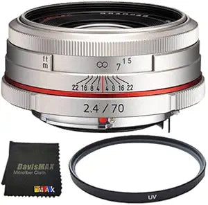 Pentax HD Pentax DA 70mm Limited Lens Silver Bundle