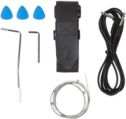 Monoprice Indo Series Electric Guitar Package - Black