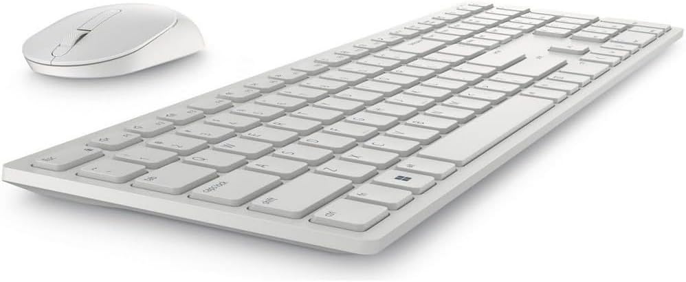 Dell KM5221W Pro Wireless Keyboard and Mouse Combo - White