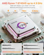 NIMO Ryzen 7 8745HS 15.6-Inch Renewed Light-Gaming Laptop