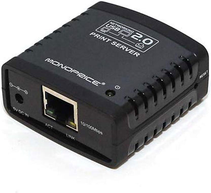 Monoprice 105342 USB 2.0 Network Print Server