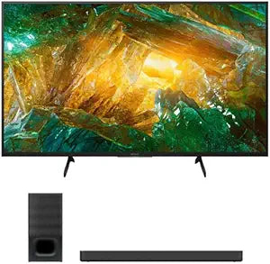 Sony XBR-49X800H 4K TV & HT-S350 Soundbar Bundle