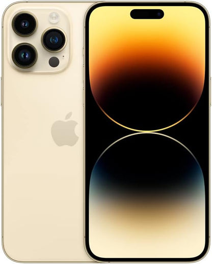 Apple A2651 iPhone 14 Pro Max 256GB Gold - Unlocked (Renewed Premium)