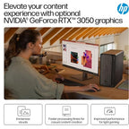 HP OmniDesk Ryzen 7 8700G RTX 3050 Desktop Computer