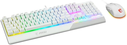 MSI VigorGK30CW White RGB Gaming Keyboard & Mouse Combo