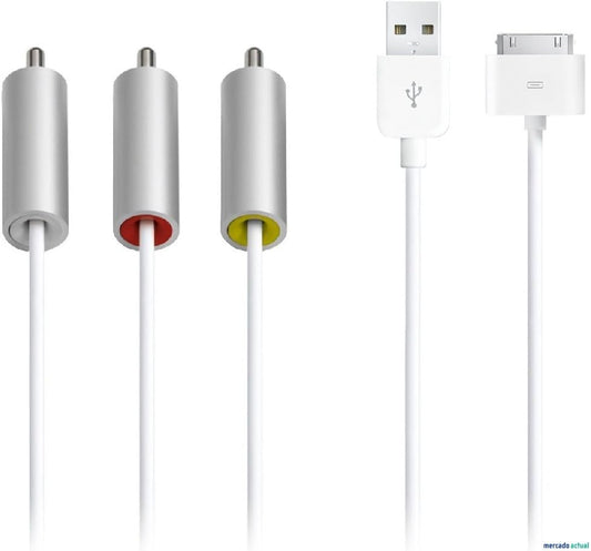 Apple MC748ZM/A Composite AV Cable - iPod, iPhone, iPad