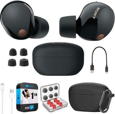 Sony E3SNWF1000XM5B Noise Canceling Earbuds Bundle