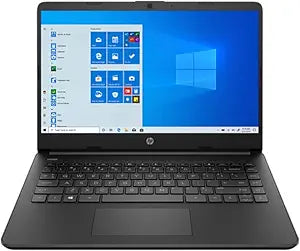 HP 14s-fq Laptop Athlon Silver 3050U 8GB 128GB SSD (Renewed)