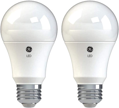 GE 37025 Basic LED A19 Light Bulbs - 100 Watt - 2 Pack