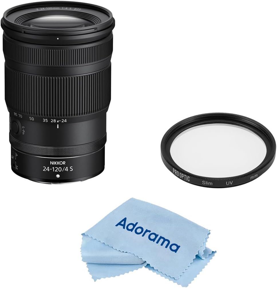 Nikon NIKKOR Z 24-120mm f/4 S Zoom Lens Bundle