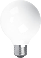 GE 43316 Relax LED 60-Watt Soft White G25 Globe Bulbs - 3 Pack