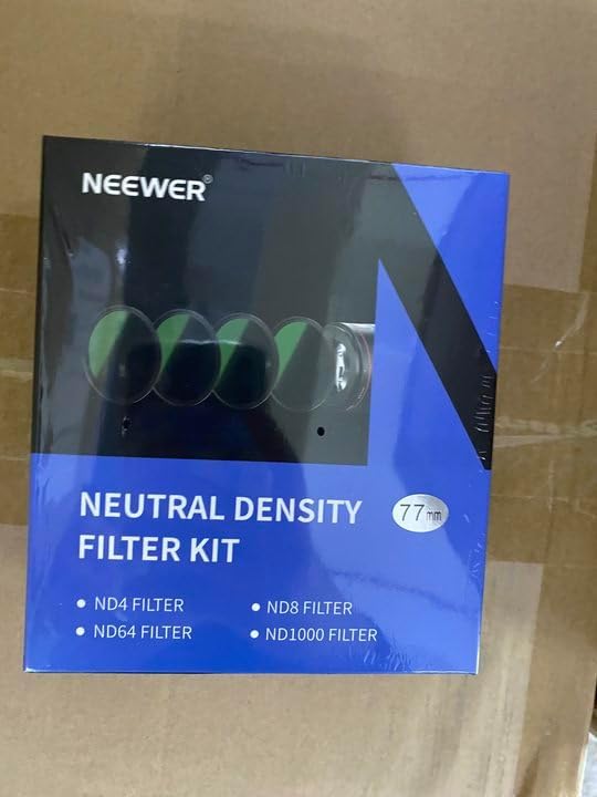 Neewer 10101289 77mm Fixed ND Filter Kit (ND1000 ND64 ND8 ND4)