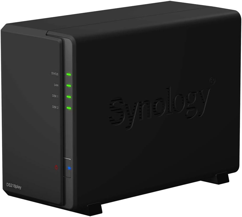 Synology ASISP84 DS218play 16TB HDD NAS Server