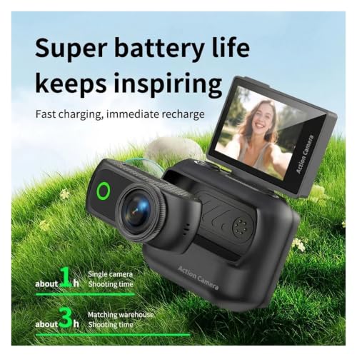 NKVADZBSFEP 1080P Wearable Palm-Sized Mini Action Camera — main product image