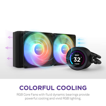 NZXT RL-KR24E-B1 Kraken Elite 240 RGB Liquid Cooler