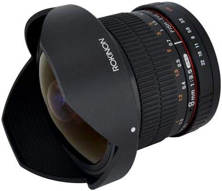 Rokinon HD8M-C 8mm f/3.5 Fisheye Lens for Canon