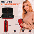 DSDFPFG Hard Shell EVA Zipper Case for Small Electronics