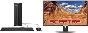 Acer Aspire XC-830 Desktop & Sceptre 24
