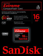 SanDisk SDCFX-016G-X46 Extreme CompactFlash 16GB Memory Card