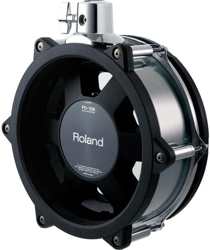 Roland PD-108-BC 10" V-Drum Pad - Black Chrome