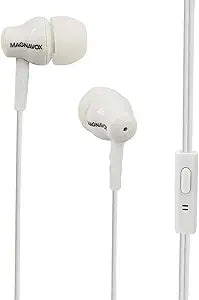 Magnavox MHP4851WH White Earbuds with Microphone