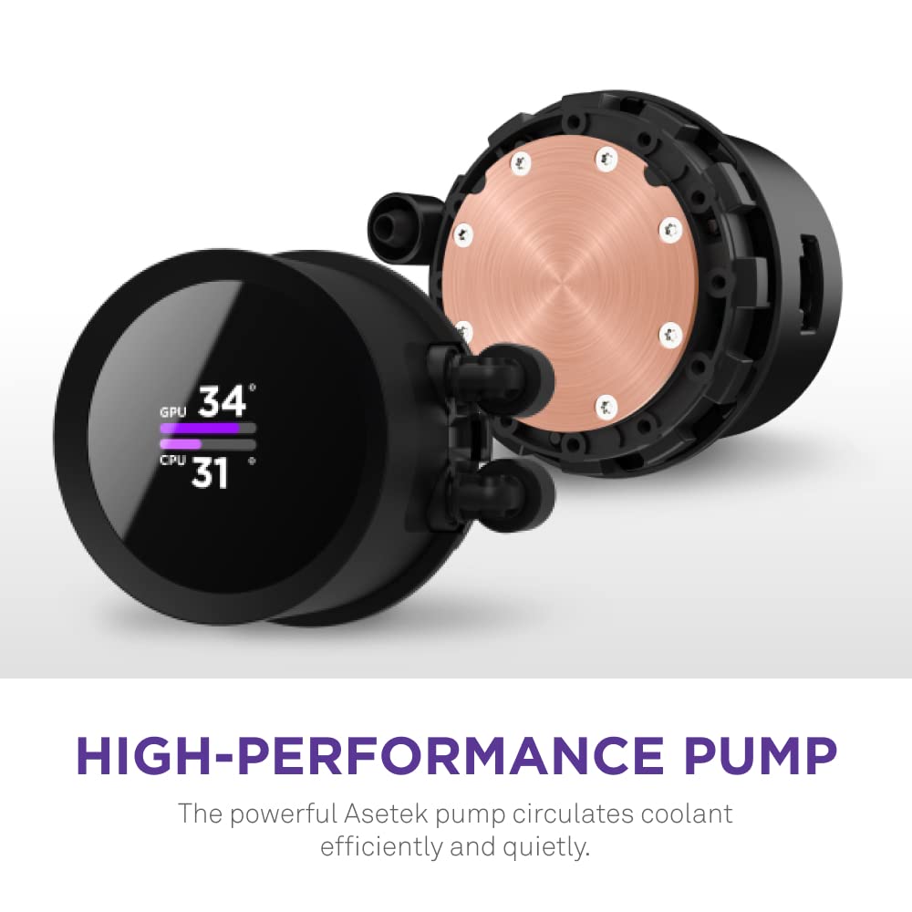 NZXT RL-KN240-B1 Kraken 240mm AIO Liquid Cooler