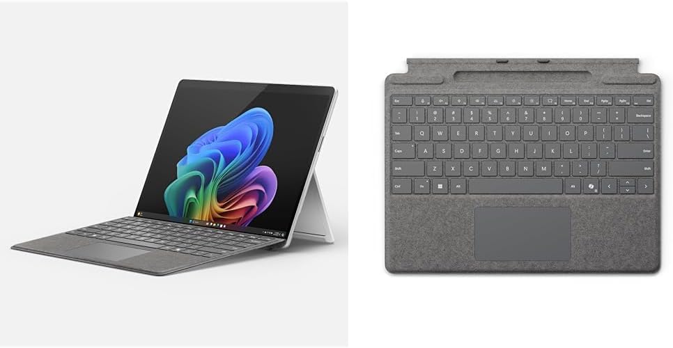 Microsoft Surface Pro 2024 Snapdragon 13" Touchscreen Tablet with Keyboard